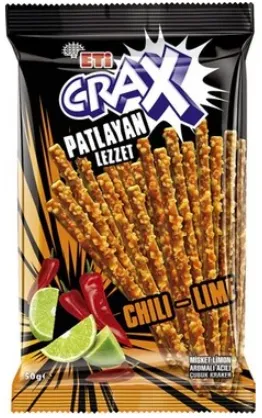 ETİ CRAX PATLAYAN LEZZET ACILI MİSKET LİMONLU 50 GR 20 Lİ