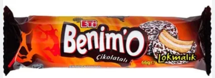 ETİ BENİMO ÇİKOLATALI BİSKÜVİ 80 GR 18 Lİ