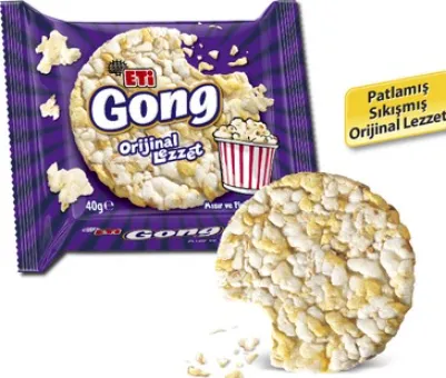 ETİ GONG MISIR VE PİRİNÇ PATLAĞI 40 GR*18
