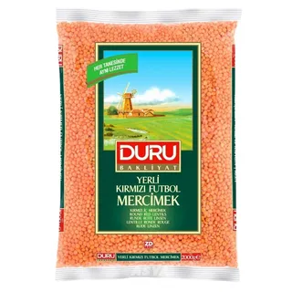 DURU B FUTBOL KIRMIZI MERCİMEK 2 KG*8 toptan fiyat