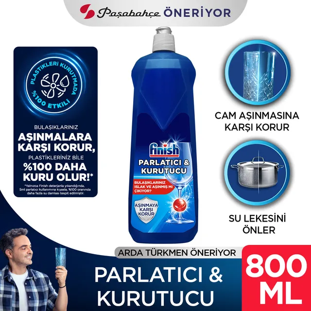 CALGONİT FİNİSH PARLATICI 800 ML*12