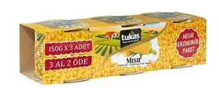 TUKAŞ MISIR KONSERVESİ 3X150 GR*16 toptan fiyat