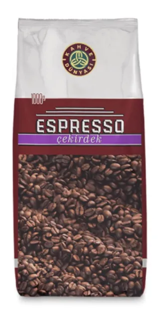 KD ESPRESSO KAHVE KAVRULMUŞ ÇEKİRDEK 1 KG*10