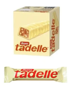TADELLE ÇİKOLATA 30 GR *20 * BEYAZ ÇİKOLATA toptan fiyat