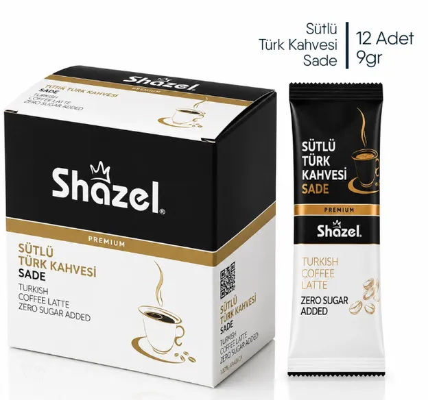 SHAZEL SÜTLÜ TÜRK KAHVESİ*12- ŞEKERSİZ