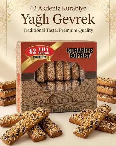 42 AKDENİZ PASTA 800 GR*5  YAĞLI GEVREK