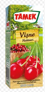 TAMEK MEYVE SUYU VİŞNE 200 ML*27 toptan fiyat