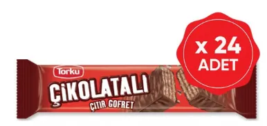TORKU ÇITIR ÇİKOLATALI GOFRET*24