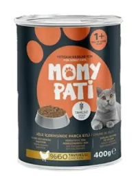 MOMYPATİ KEDİ MAMASI 400 GR*12 BİFTEKLİ