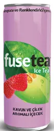FUSE TEA TENEKE KAVUN-ÇİLEK 330 ML*24 toptan fiyat