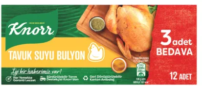 KNORR 12 Lİ TAVUK BULYON 6 LT*48