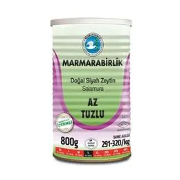 MARMARA BİRLİK AZ TUZLU ZEYTİN 800 GR*6