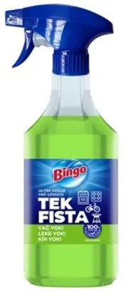 BİNGO TEK FIS YAĞ ÇÖZÜCÜ SARI GÜÇ 900 ML*16