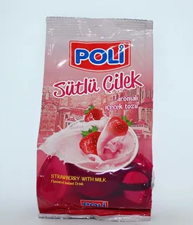 POLİ TOZ SÜTLÜ ÇİLEK 250 GR*24 toptan fiyat